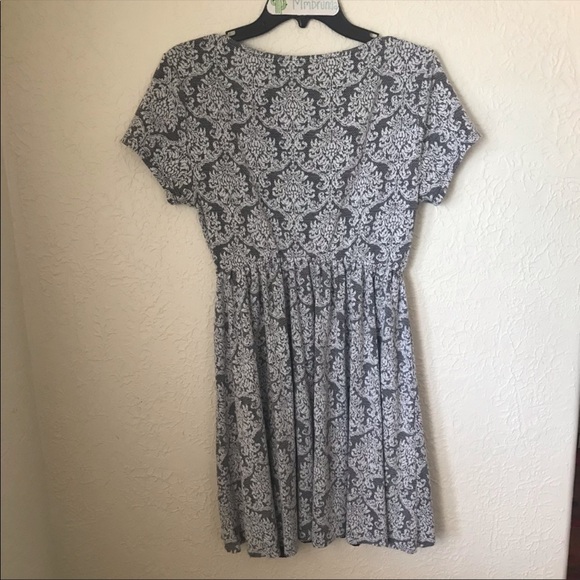 Torrid Black and White Lace Print Mini Dress - Picture 4 of 7